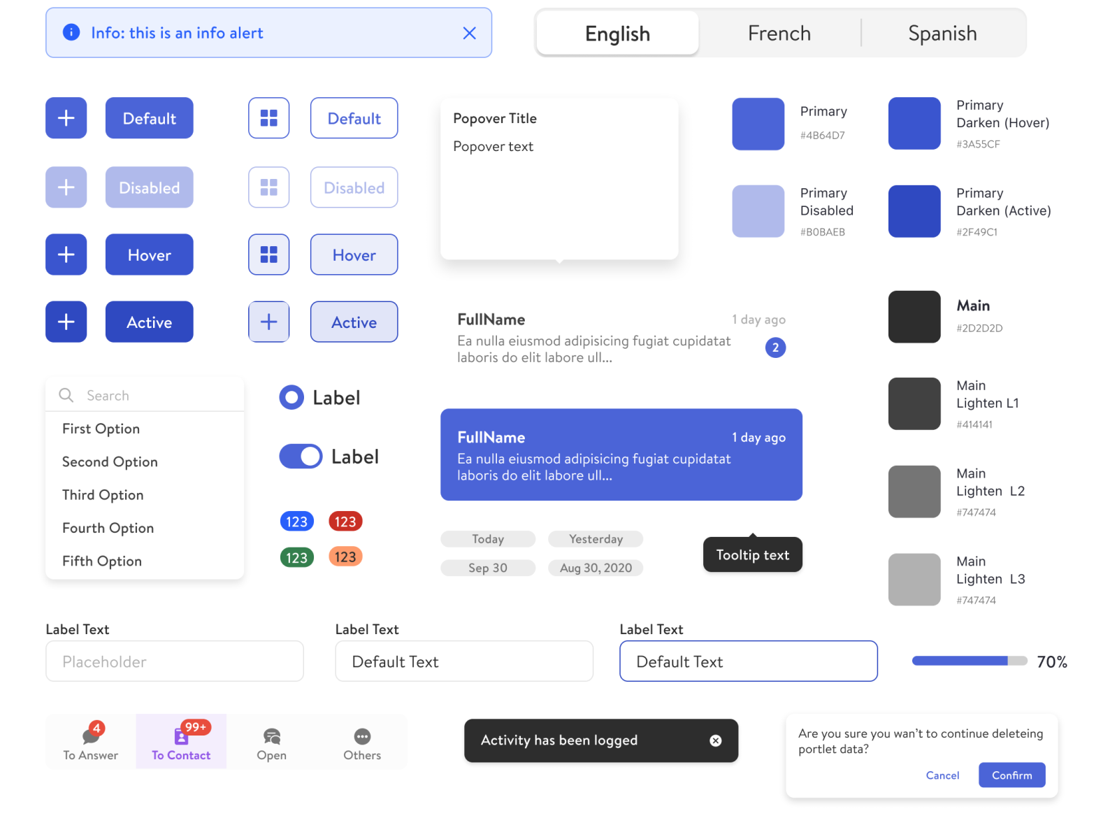 Hummingbird Design System by Taras Savytskyi on Dribbble