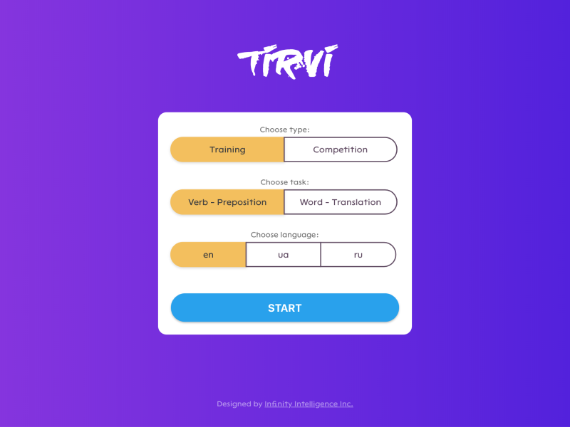 Tirvi | Learn Hebrew learning test project ux ui hebrew app web interface