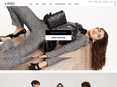 IL PASSO branding magento responsive design web design