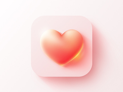 Love clean family heart icon illustrator love people red sketch ui yellow