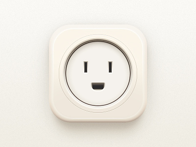 Socket cute dribbble electrical face icon illustrator lightcolor photoshop smile socket