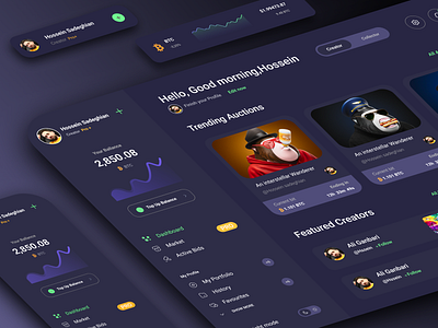 Dashboard NFT 😎 dashboard design nft ui ux web