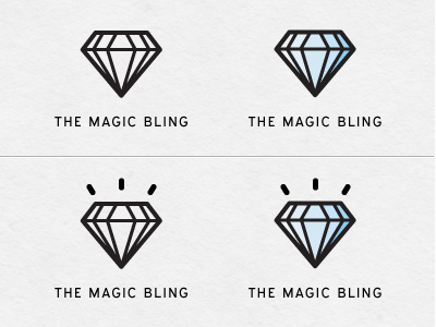 TMB bling branding diamond logo