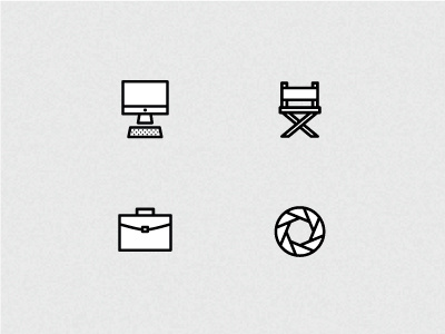 Business card icons icon