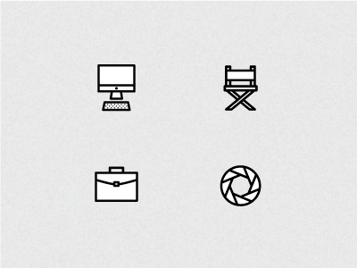 Business card icons