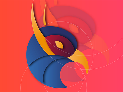 Bird Logo With Golden Ratio Designs Themes Templates And Downloadable Graphic Elements On Dribbble