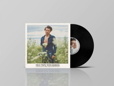 vinyle design harry styles treatpeoplewithkindness vintage vinyl cover