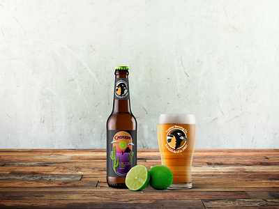 Cadushi Cactus Lime IPA beer art brewing company design graphic design logo