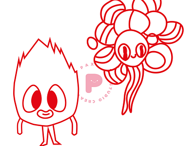 Fluffy characters animation branding character animation character design characters flat icons logo minimal vector