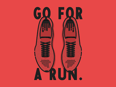 #365icons Go run 365icons gorun illustration running simple sneaker
