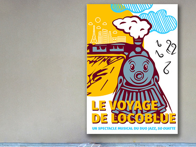 Affiche promotionnelle So Ouatte branding exhibit design graphic design illustration poster social impact vector