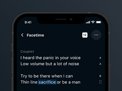 Rhyme is a text-editor for musicians