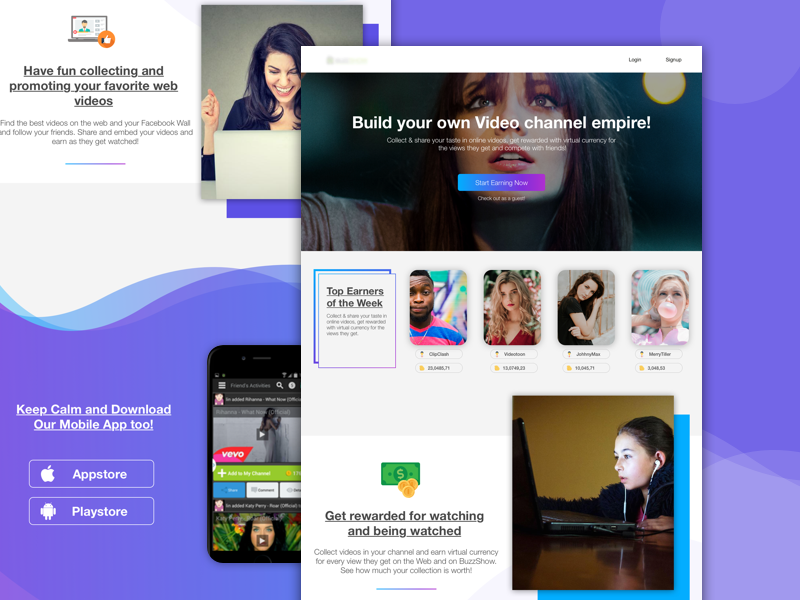 Website - Paid Video Streaming by irfanfaiz on Dribbble