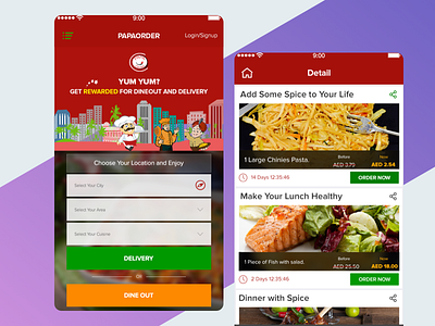 Papaorder -  Online Food Ordering App