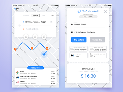 Ridesharing App online ridesharing ui ux