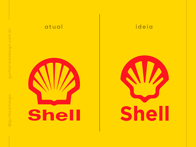 Shell 1 branding design flat logo redesign typography vector