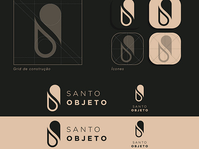 Santo Objeto 2 branding design flat logo vector