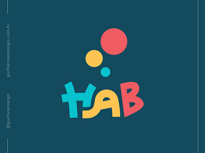 HAB Post 1 branding design flat fun icon illustration infantil kids logo typography vector