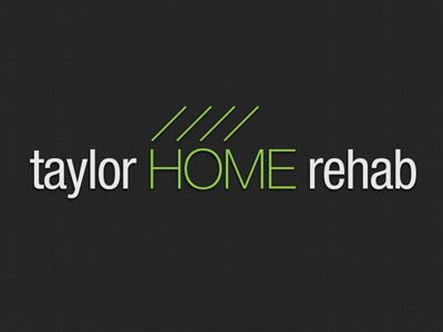 Taylor Home Logo black construction green home logo texture