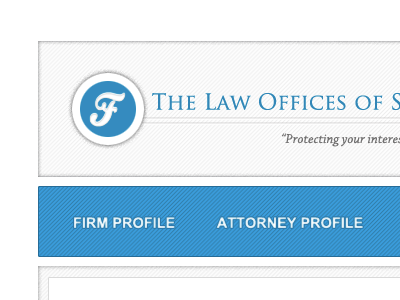 Law Site Rebound blue lawyer texture website