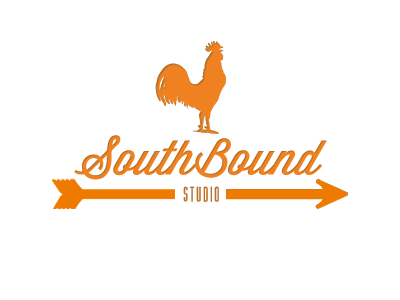 Southbound Studio One Color logo orange rooster