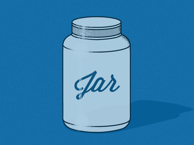 It's a jar! blue jar noise