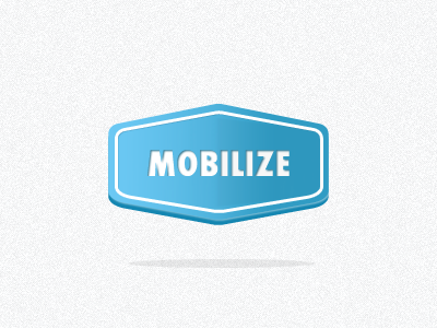 Mobilize blue logo mobile