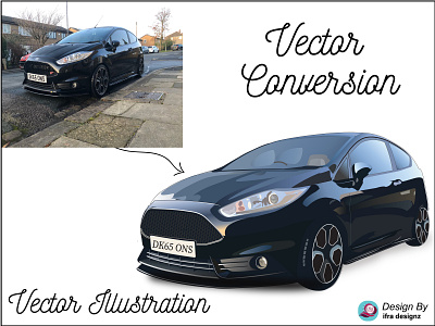 Vehicle Vector Art | Car Vector Portrait- Adobe Illustrator