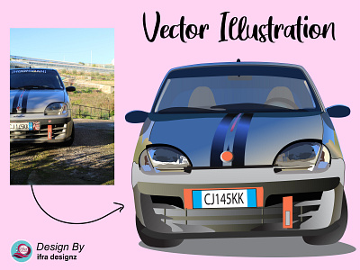 Vehicle Vector Art | Car Vector Portrait- Adobe Illustrator car car illustration car portrait car vector car vector illustration illustraion illustration illustration art illustrations illustrator vector vector art vector illustration vectorart vectors vehicle vehicle design vehicle graphics vehicle wrap vehicles