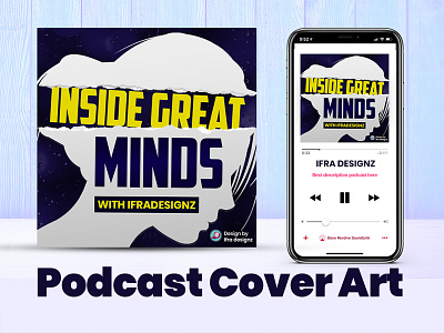 Podcast Cover Art Design in Adobe Photoshop adobe photoshop ifra designz photoshop podcast podcast art podcast art design