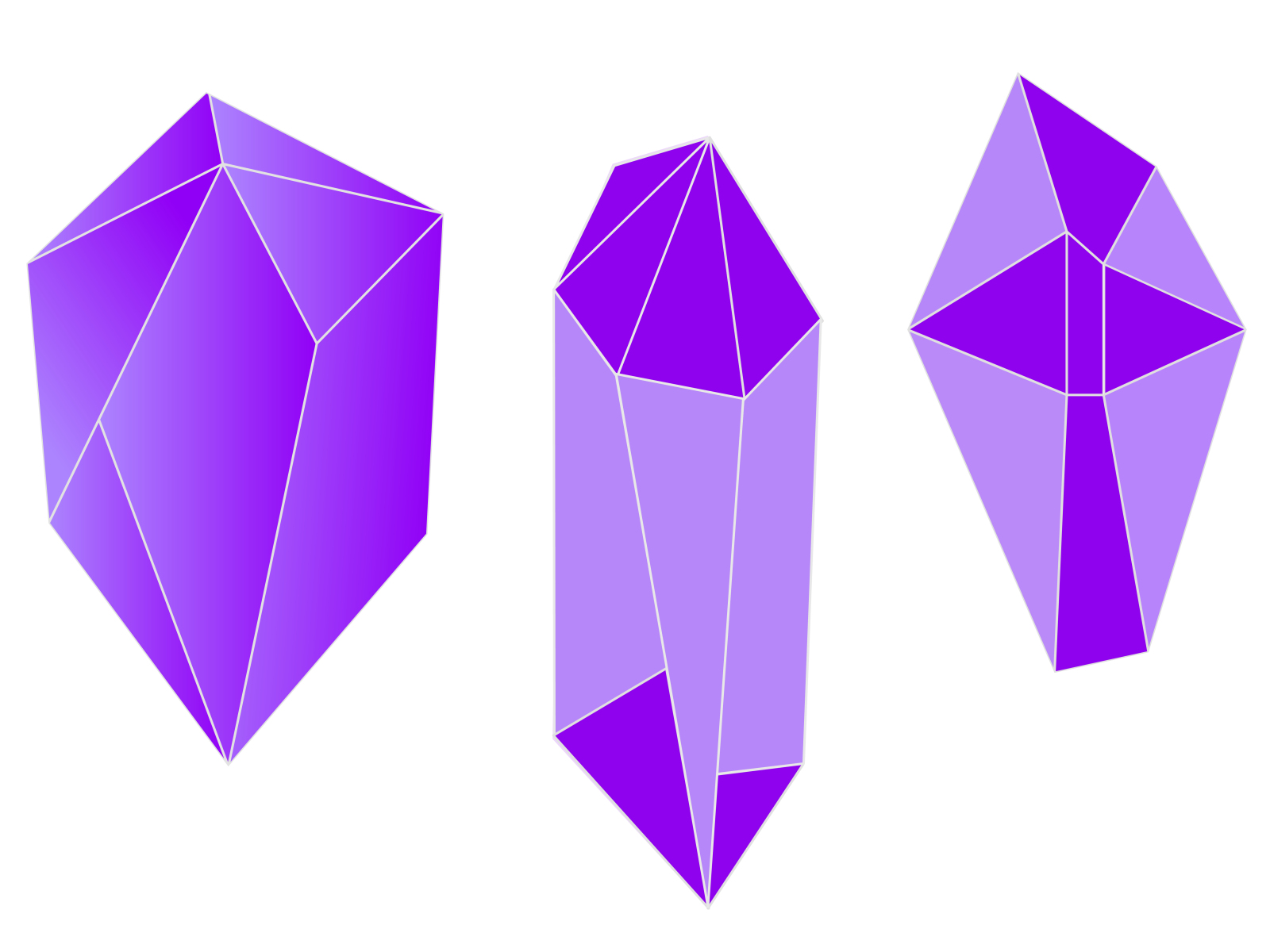 Amethyst Crystals by Ifra Designz on Dribbble