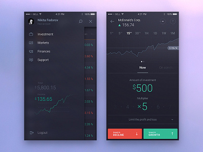 Another Trading app screens app forex mobile niky stock trading