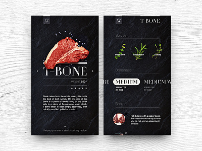 Steak Cooking App cooking design food meat niky rdc steak