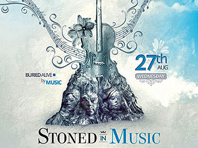 Stoned In Music Flyer