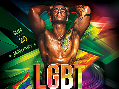 LGBT Party Flyer advertising template bisexual transsexual transgender clubs nigthclub gay posters gay pride parade gender identity homosexual party flyer hot men poster kinky concert lgbt movement rainbow background sexy lesbian