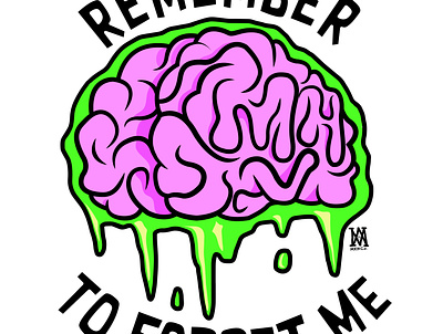 Bad Brain art brain design illustration mvh pop