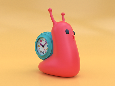 3D Product Design_#02 Snail Clock