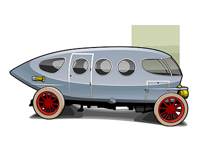 Alfa 40-60 Aerodinamica aerodynamic cars classic fast illustration