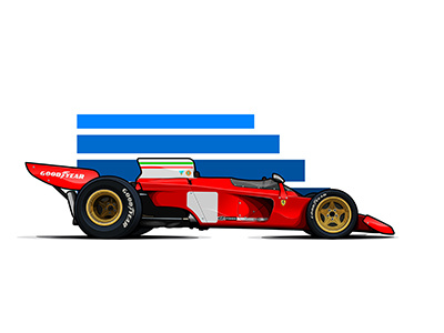 Ferrari 312 b3s cars ferrari formula illustration one racing