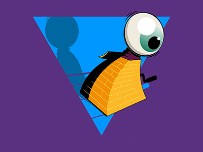 Jack in a Pyramid eye illuminati illustration pyramid triangle