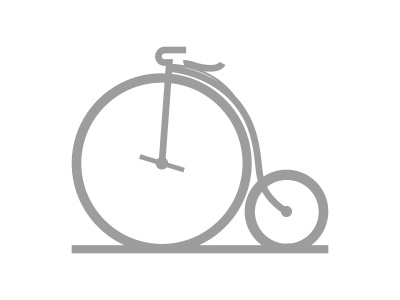 Penny Farthing bicycle bike illustration wheels