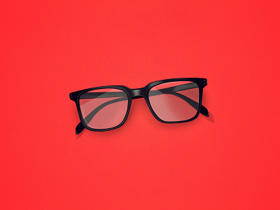Glasses glasses illustration photoshop red