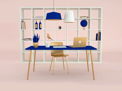 Room aftereffects animation c4d interior motiongraphics room