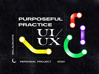 Purposeful practice UI/UX black branding data visualization graphicdesign passion project personal project practice process project ui ux