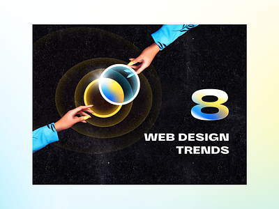 8 web design trends cover art cover design gradient trends web