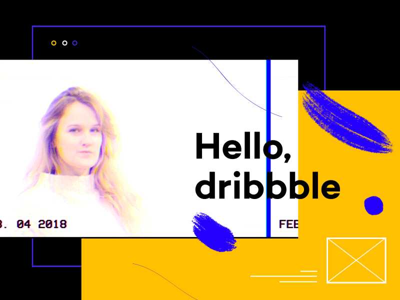 Hello, dribbble debut first shot loop