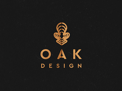 Oak Design logo logo oak