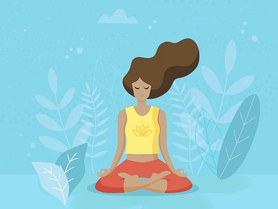 Find Your Happy Place animation meditation motiongraphics nationalrelaxationday relax yoga zen