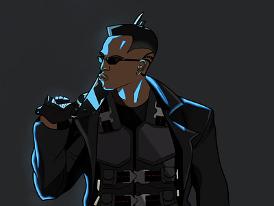 Blade animation art character design digitalpainting illustration logo painting vector web