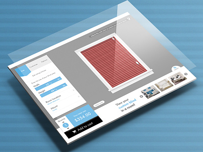Custom Blind Creator app application clean configure custom simple ui user interface